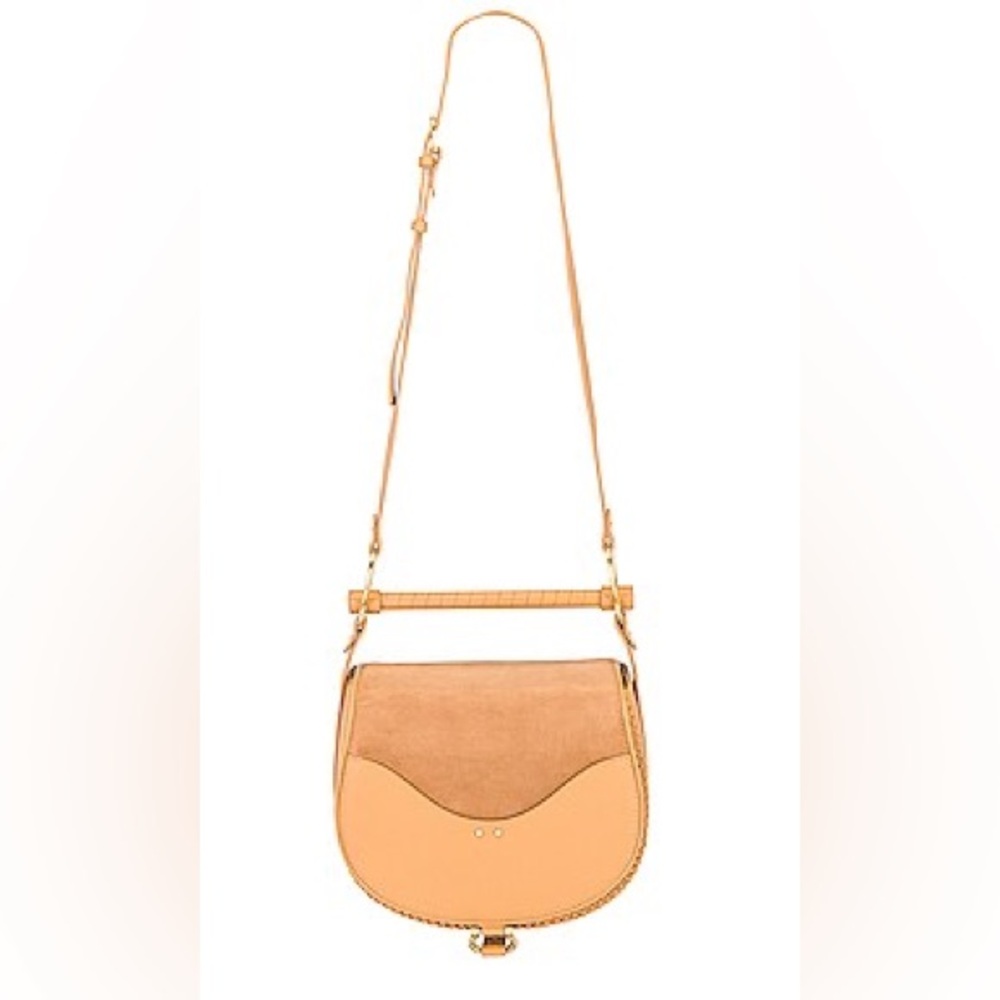 Sancia Babylon Crossbody Leather Bag in Pecan